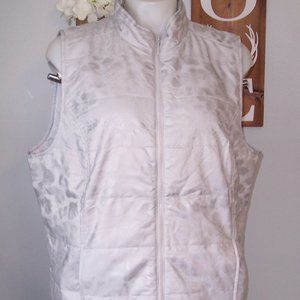 Chico's Zip Animal Print Vest